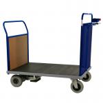 Powered Platform Truck - Steel End with Timber Opp End - Small PWPT412YBL