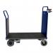 Powered Platform Truck - Steel End with Timber Opp End - Small PWPT412YBL