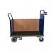 Powered Platform Truck - Steel End with Timber Side & Opp End - Small PWPT413YBL