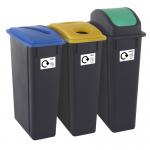 RECYCLING BINS - Set of 3 x 90 Litre RCY390Z