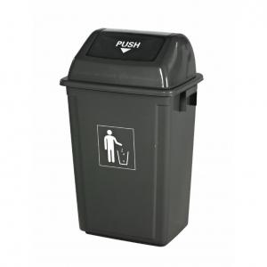 Pedal Bin; 50L; Plastic; Dark Grey RCY43Z