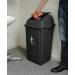 Pedal Bin; 50L; Plastic; Dark Grey RCY43Z