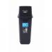 Pedal Bin; Set of 3; 60L; Plastic; Dark Grey RCY63Z