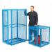 Powder Coated Security Cage; 830 x 700 x 700; Single Door; 500kg; Blue SCB01Z