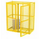 Security Cage 1680 x 1400 x 700 Double Door 500kg Yellow SCS04Z