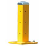 Single Post to suit Triple Ridge Steel Barriers 483H mm Yellow SGP04Z