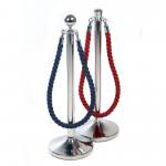 Obex Barriers Stainless Steel Ball Head Post with Red Rope SPL11Z&SRL21R