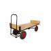 LOOPED HANDLE TURNTABLE TRUCK - 1800 x 750mm Platform - 200mm Deep Slide in Sides- 400mm Pneumatic Wheels STUT1102QPR