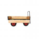 LOOPED HANDLE TURNTABLE TRUCK - 1800 x 750mm Platform - 200mm Deep Hinged Sides- 400mm Pneumatic Wheels STUT1104QPR