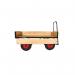 LOOPED HANDLE TURNTABLE TRUCK - 1800 x 750mm Platform - 200mm Deep Hinged Sides- 400mm Pneumatic Wheels STUT1104QPR