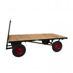 HD TURNTABLE TRUCK - 1500 x 750mm Platform - Flat Deck - 400mm Pneumatic Wheels STUT1111QPR