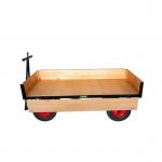 HD TURNTABLE TRUCK - 1800 x 900mm Platform - 200mm Deep Hinged Sides- 400mm Pneumatic Wheels STUT1124QPR