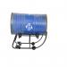 MOBILE DRUM CRADLE STAND - 2x75mm Wheels, 2x50mm Swivel Castors - - With 75mm Rollers STUT1246
