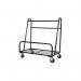 BOARD TROLLEY WITH REMOVABLE BASKET - Overall 865L x 485W x 980H - 125mm Swivel Castors STUT182
