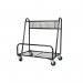 BOARD TROLLEY WITH REMOVABLE BASKET - Overall 865L x 485W x 980H - 125mm Swivel Castors STUT182