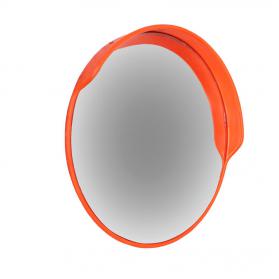 Traffic Mirror with Hoods 450mm dia Orange TMH45Z