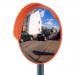 Traffic Mirror with Hoods; 600mm dia; Orange TMH60Z