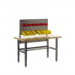 ADJUSTABLE HEIGHT WORKBENCH with Louvre Panel WABP10