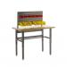 ADJUSTABLE HEIGHT WORKBENCH with Louvre Panel WABP10