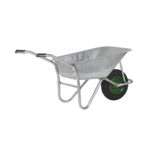 OLYMPUS WHEELBARROW - Galvanised Frame, Galvanised Pan, Pneumatic