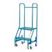 Fort Mobile Step; 2 Tread With Full Handrail; Mesh; Blue WM7012