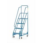 Fort Mobile Step 4 Tread With Full Handrail Mesh Blue WM7014
