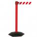 Obex Barriers Premium Weatherproof Belt Barrier Belt Length mm: 10600 Red Post Red/White Chevron WMS106CHRPRWC