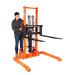 GPC Manual Straddle Stackers with Adjustable Forks 1600mm Lift Height