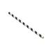 Paper Straw 200mm x 6mm Black/White Striped (Pack of 5000) D22033 GPK03377