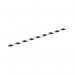 Paper Straw 200mm x 6mm BlackWhite Striped (Pack of 5000) D22033 GPK03377