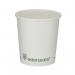 Single Wall Coffee Cup PLA Lined 4oz White (Pack of 1000) B01020 GPK40357