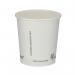 Single Wall Coffee Cup PLA Lined 4oz White (Pack of 1000) B01020 GPK40357