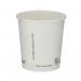 Single Wall Coffee Cup PLA Lined 4oz White (Pack of 1000) B01020 GPK40357