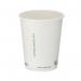 Single Wall Coffee Cup PLA Lined 8oz White (Pack of 1000) B01022 GPK40358