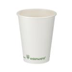 Single Wall Coffee Cup PLA Lined 12oz White (Pack of 1000) B01023 GPK40359