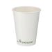 Single Wall Coffee Cup PLA Lined 12oz White (Pack of 1000) B01023 GPK40359