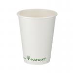 Single Wall Coffee Cup PLA Lined 12oz White (Pack of 1000) B01023 GPK40359