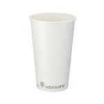 Single Wall Coffee Cup PLA Lined 16oz White (Pack of 1000) B01024 GPK40360