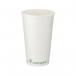 Single Wall Coffee Cup PLA Lined 16oz White (Pack of 1000) B01024 GPK40360