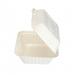 Bagasse Clamshell Meal Box Large 9x6 Inch White (Pack of 250) D06003 GPK60412