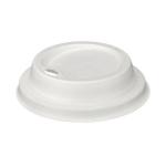 Moulded Fibre Coffee Cup Lid 8oz White (Pack of 1000) D06031 GPK60423