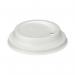 Moulded Fibre Coffee Cup Lid 12 to 16oz White (Pack of 1000) D06032 GPK60424