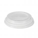 Go-Pak Cup Lid Polypropylene 8oz White (Pack of 100) P10002 GPKP10002