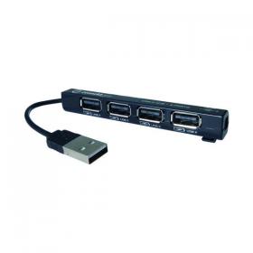 VZTEC USB 2.0 Hub 4-Port PC Power ed 25-0054 GR01390