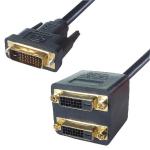 Connekt Gear 20cm DVI-D Monitor Splitter Cable 26-1529 GR02474