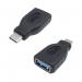 Connekt Gear USB 3 Adapter Type C Male to A Female + OTG Black 26-0430 GR02725