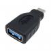 Connekt Gear USB 3 Adapter Type C Male to A Female + OTG Black 26-0430 GR02725