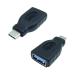 Connekt Gear USB 3 Adapter Type C Male to A Female + OTG Black 26-0430