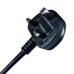 Connekt Gear IEC C13 UK Mains Power Plug 3m coppl0013 GR40052