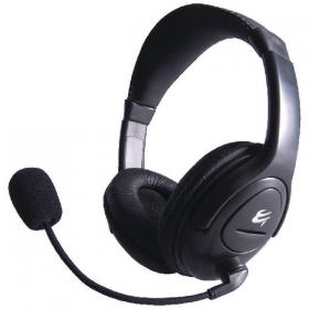 Computer Gear HP 512 Multimedia Stereo Headset With Boom Microphone 24-1512 GR40202